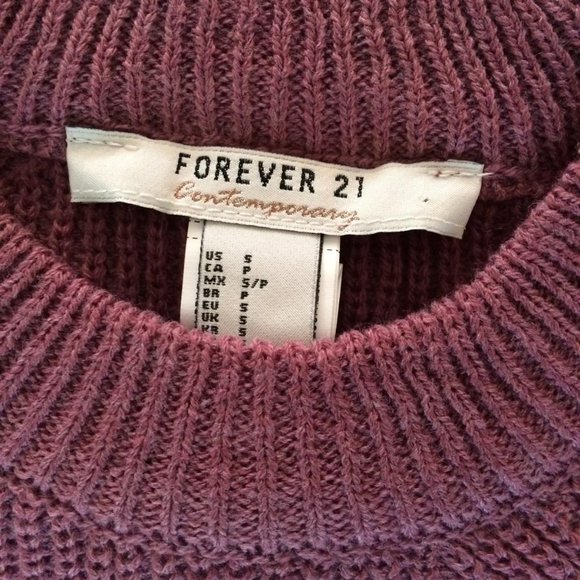 NWOT Forever 21 Sweater with Lace-Up Bow Sides - Picture 5 of 5